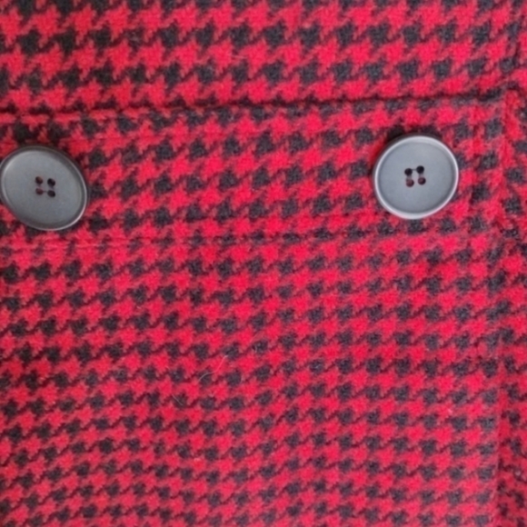 Forever 21 Red Houndstooth Double Breasted Jacket - Picture 5 of 7